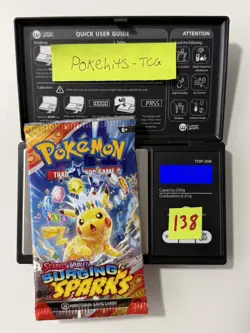 (HEAVY)🔥 22.51g Pokemon TCG Surging Sparks Booster Pack Factory Sealed✅ - Image 1
