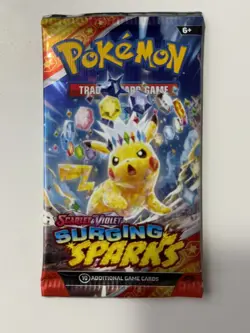 (HEAVY)🔥 22.51g Pokemon TCG Surging Sparks Booster Pack Factory Sealed✅ - Image 2