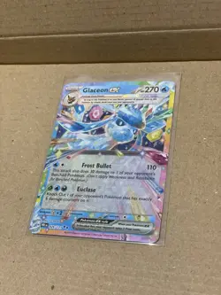Glaceon EX 026/131 Double Rare Pokemon TCG SV Prismatic Evolutions Near Mint - Image 3
