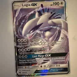 Pokemon Lugia GX Ultra Rare Holo 159/214 SM-Lost Thunder Basic 190 HP - Image 1
