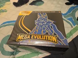 New Pokemon TCG: Mega Evolution Factory Sealed ETB Lucario - Image 1