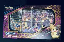 Pokemon TCG Crown Zenith Morpeko V-Union Premium Playmat Collection Box - Image 1