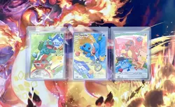 Pokemon First Partner Blackstar Promo - Kanto Starters Set Of 3 - MEP 037-039 - Image 1