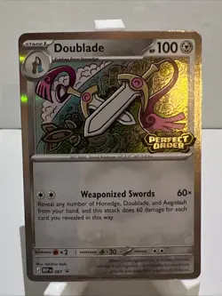 Pokemon TCG Doublade (Perfect Order Prerelease) ME: Mega Evolution Promo NM - Image 1