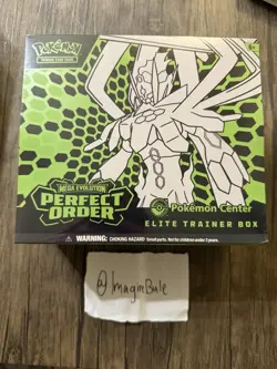 Pokemon TCG Mega Evolutions Perfect Order Pokemon Center Elite Trainer Box ETB - Image 1