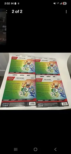 Pokemon TCG First Partner Illustration Collection Series 1 New Sealed lot of 4 - Image 2