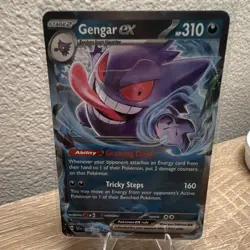Pokemon Gengar ex SV05: Temporal Forces 104/162 Double Rare Holo Mint - Image 2