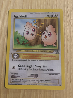 Pokemon - Igglybuff Black Star Promo # 36 NM - Image 1