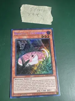 Danger!U TsuchinokoU Platinum Secret Rare 1st Edition RA04-EN027 Yugioh - Image 1