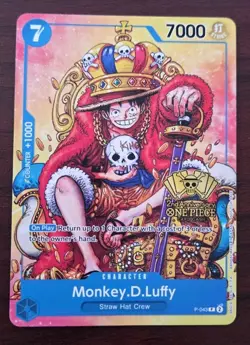 One Piece Monkey.D.Luffy (2nd Anniversary Stamped Promo) P-043 - Image 1