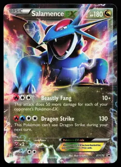 Salamence EX XY170 Holo Black Star Promo Pokemon Card - Image 1