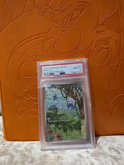 Meditite Stellar Crown Pokemon TCG Card Illustration 153/142 PSA 10💥📈🐒 - Image 2