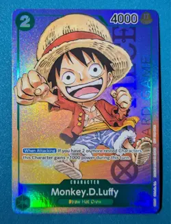 Monkey.D.Luffy #P-037 (Gen Con 2023 Foil) "Chibi Luffy" One Piece Promotion Card - Image 1