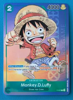 Monkey.D.Luffy #P-037 (Gen Con 2023 Foil) "Chibi Luffy" One Piece Promotion Card - Image 2