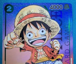 Monkey.D.Luffy #P-037 (Gen Con 2023 Foil) "Chibi Luffy" One Piece Promotion Card - Image 3