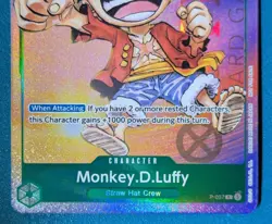 Monkey.D.Luffy #P-037 (Gen Con 2023 Foil) "Chibi Luffy" One Piece Promotion Card - Image 4