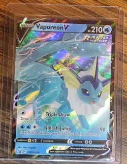 Vaporeon V SWSH150 NM Holofoil Promo Rare Pokemon Card - Image 2