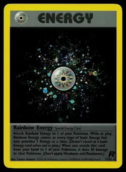 Pokemon Card - Rainbow Energy Team Rocket 17/82 Holo Unlimited Holo Rare - Image 1