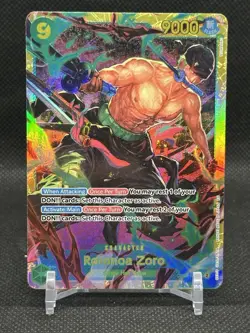 Roronoa Zoro OP06-118 SEC - One Piece TCG - English Card Near-Mint Secret Rare - Image 1