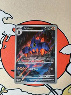 Boldore IR 128/086 White Flare (English Pokemon Scarlet & Violet Card) - Image 1