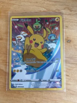 Pikachu SWSH020 SWSH: Sword & Shield Promo Cards Holo - Image 1