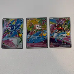 Pokemon First Partner Illustration Collection 3 card gen 7 (Alola set) - Image 1