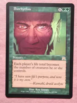 1x Biorhythm **NEAR MINT** MTG Onslaught - Image 1