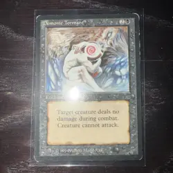 [1x] Demonic Torment Played, English Legends MTG Magic - Image 1