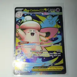 Pokemon Mega Clefable EX Holo Mega Evolution Card POR 103/088 320 HP Ability - Image 1