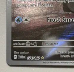 Pokemon TCG Froslass Illustration Rare Holo 174/167 Twilight Masquerade SV06 - Image 4