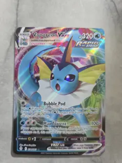 Pokemon TCG Vaporeon VMAX 030/203 Evolving Skies Ultra Rare Holo - Image 1