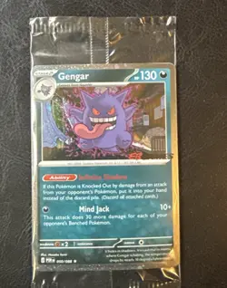 Rare Pokemon Gengar GameStop Promo 050/088 2026 English Sealed - Image 1