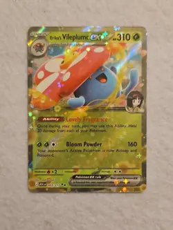 Pokemon TCG Erika’s Vileplume EX 003/217 Me:03 Ascended Heroes Double Rare - Image 1