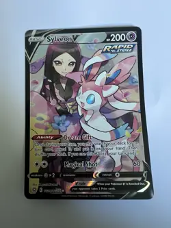 Pokemon Sylveon v Full Art TG14/TG30 Brilliant Stars Rapid Strike - Image 1