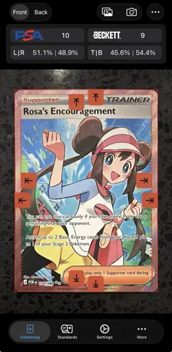 Pokemon Rosa's Encouragement 114/088 Perfect Order - English NM - PSA 10 - Image 1