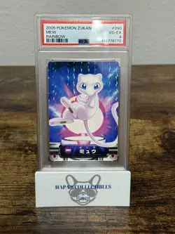 2005 Pokemon Japanese Zukan Mew Rainbow #390 PSA 4 HOLO 2025 Cert - Image 1