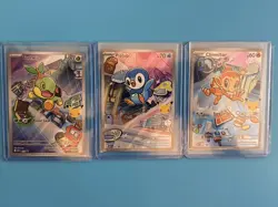 Pokemon TCG First Partner Illustration Collection Series 1 Sinnoh Starters - Image 1