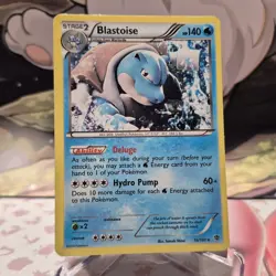 Pokemon Blastoise #16/101 Plasma Blast Rare Cosmos Holo - MP - Image 1