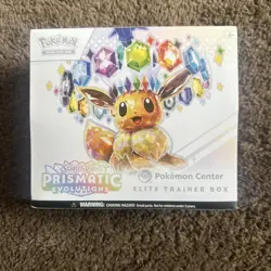 Pokemon TCG Prismatic Evolutions Pokemon Center Elite Trainer Box ETB Exclusive - Image 1