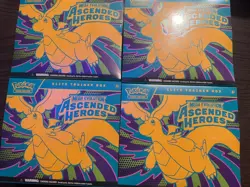 Lot Of 4 Pokemon TCG Ascended Heroes Elite Trainer Box ETB English Sealed - Image 1