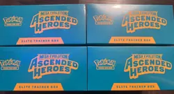 Lot Of 4 Pokemon TCG Ascended Heroes Elite Trainer Box ETB English Sealed - Image 2