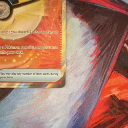 Pokemon TCG Ultra Ball Trainer-Item Full Art Holo 264/217 Secret Rare - Image 5