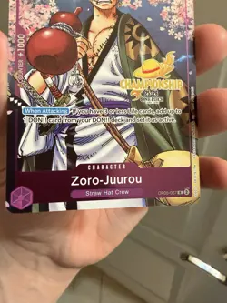 Zoro-Juurou (Event Pack Vol. 5) OP05-067 One Piece PROMO GOLD CHAMPIONSHIP LP - Image 3