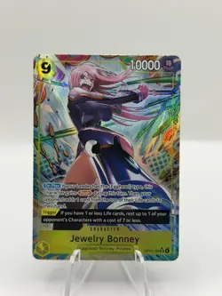 Jewelry Bonney OP13-108 SR Alt Art Carrying On His Will One Piece TCG English NM - Image 1