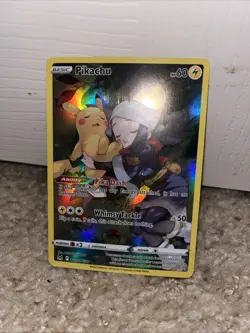 Pokemon TCG - Pikachu TG05/TG30 Lost Origin - Full Art Ultra Rare Holo Card - NM - Image 1