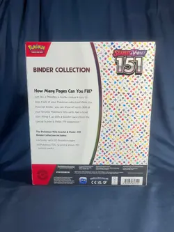 Pokemon TCG Scarlet & Violet Pokemon 151 Binder Collection New Sealed - Image 2