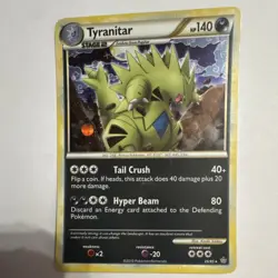 Pokemon Tyranitar 26/95 Call of Legends Holo Rare Stage 2 140 HP 2010 Card - Image 1