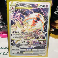 Pokemon Deoxys VSTAR Ultra Rare Card GG46/GG70 Crown Zenith: Galarian Gallery - Image 1