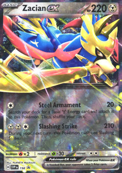 Zacian ex - 198 198 Near Mint SV: Scarlet & Violet Promo Cards Pokemon Shipnow - Image 1