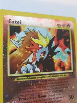 Entei Promo Holo Pokemon Card Base WOTC - Image 2